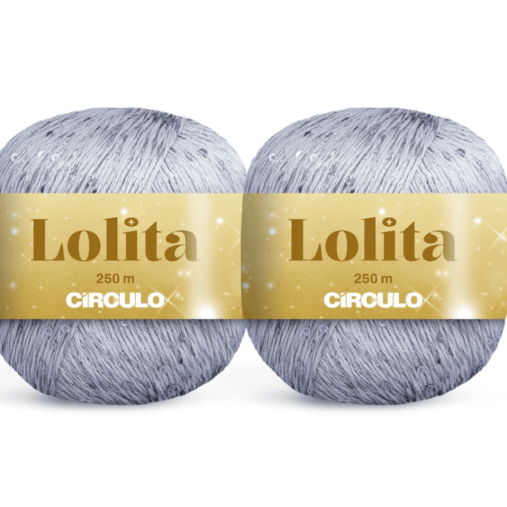 Kit 2 unidades Fio Lolita Circulo 250m Tex 400 100g - 11 Cores disponíveis