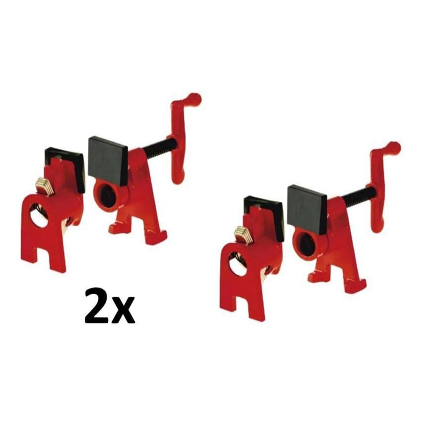Kit 2 Grampos Sargento Para Canos 3/4 Pipe Clamp Reforçado
