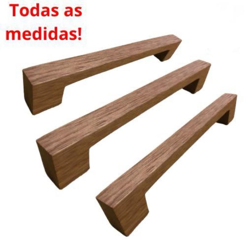 kit 20 puxadores de 140mm de furo a furo