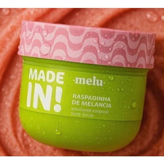 Esfoliante Corporal Raspadinha De Melancia Melu Ruby Rose - Renovação Suave e Aroma Fresco