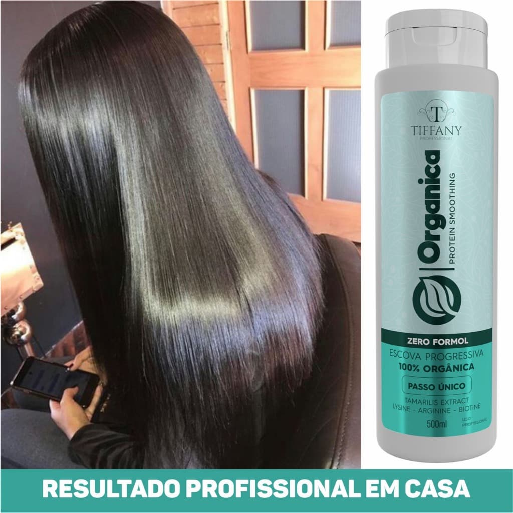 ESCOVA PROGRESSIVA ORGANICA SEM FORMOL 500ML ORIGINAL