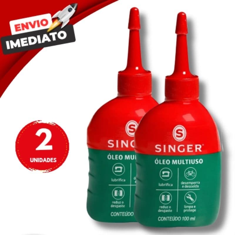 Oleo Lubrificante Singer  Multiuso Original 100ml Para Maquina de Costura Bicicleta