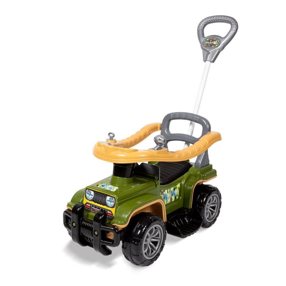 Jip Jip Carrinho Passeio Com Empurrador Cor Militar Infantil