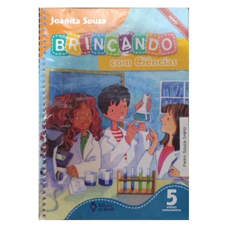 Livro Brincando Com Ciências 5 Ano Joanita Souza 2012, Usado em bom estado de Conservação