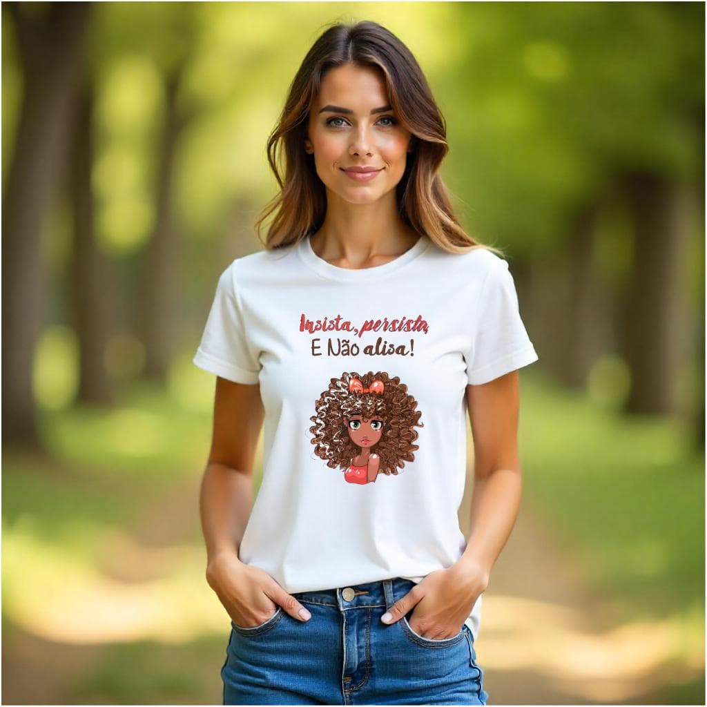Bella Gis Camiseta Personalizada Afro Nelson Mandela Consciência Negra Cabelo Black Negros