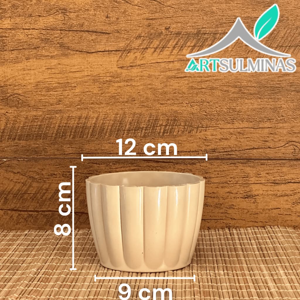 Vaso Cachepô Pequeno N2 Moderno Decorativo para Flores e Plantas Casa Sala Escritório Estilo Grego