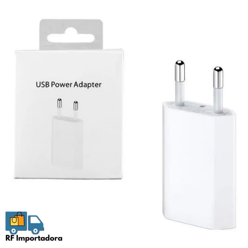 Carregador Fonte 5W Adaptador De Energia Cabo USB Para Iphone e Android