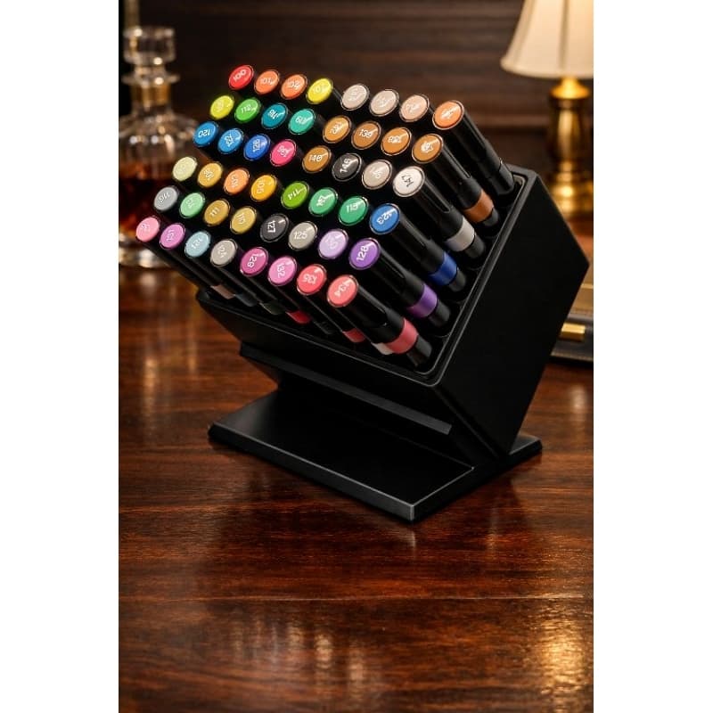 KIT ORGANIZADOR PREMIUM PARA MARCADORES E PINCÉIS – 3 PEÇAS kitCOD-001
