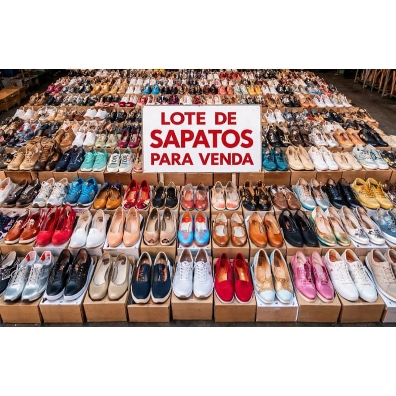 LOTE DE SAPATOS FEMININOS