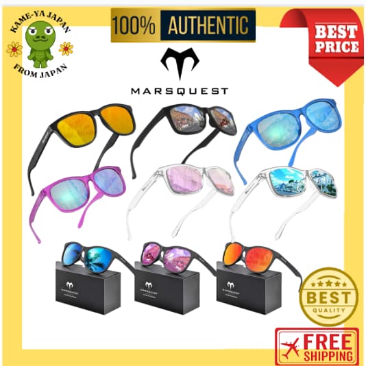 【Envio direto do Japão】MARSQUEST Óculos de Sol Polarizado Estilo Wellington UV400 Proteção UV【Qualidade japonesa】