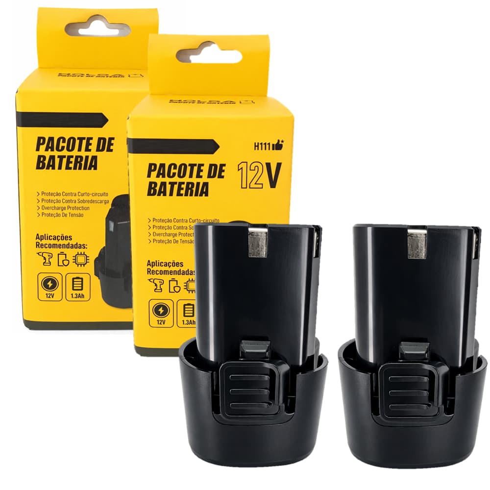 Bateria de Reposição 12V 1.3Ah para Ferramentas 12V H1111