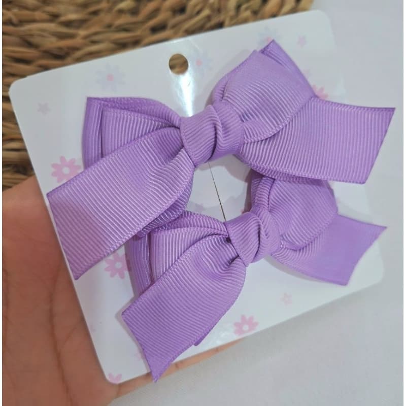 Par de Laços menina - Cabelo Presilha Bico de pato Infantil