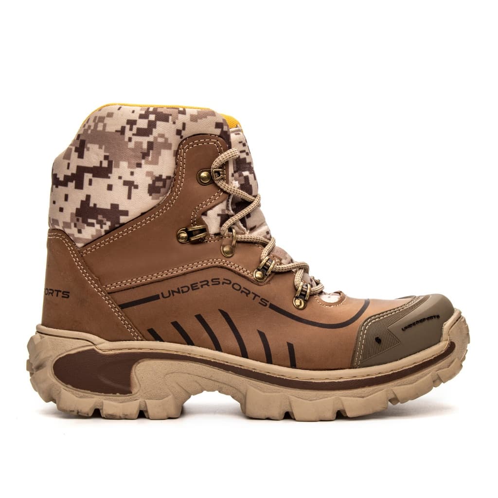 Bota, Coturno, C10, Undersports, Trabalho, C.A, Trilha, Lazer, Conforto, Versatilidade, Palmilha PU.