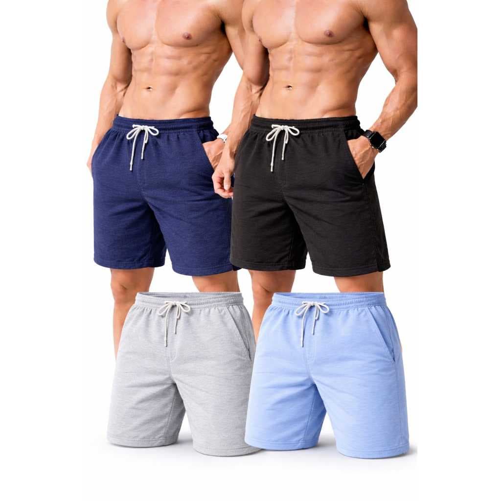 KIT 3 BermudaS MasculinaS Shorts Moletom Academia Treino - LIQUIDAÇÃO FINAL - ÚLTIMAS PEÇAS