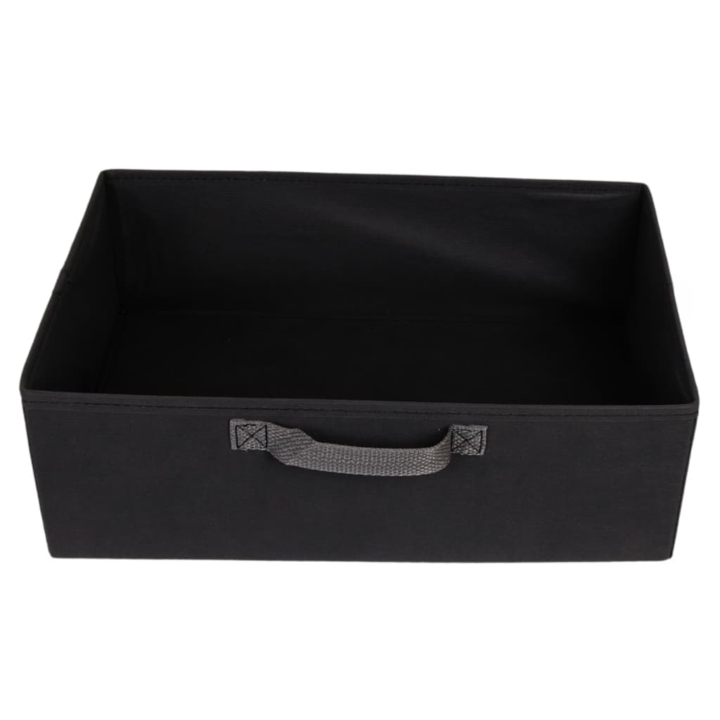 KIT 6 Caixas Organizadora Grande Armário Closet Alça 42x15x28