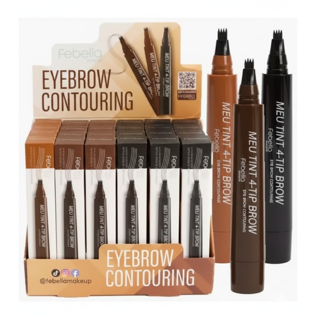 ✨ EYEBROW CONTOURING PEN – CANETA PARA SOBRANCELHAS FIO A FIO NATURAL E DEFINIDA