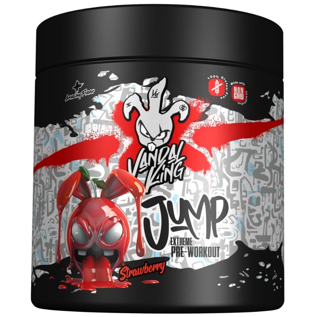 Pré Treino Jump Extreme Pre Workout 300g Vandal King Strawberry