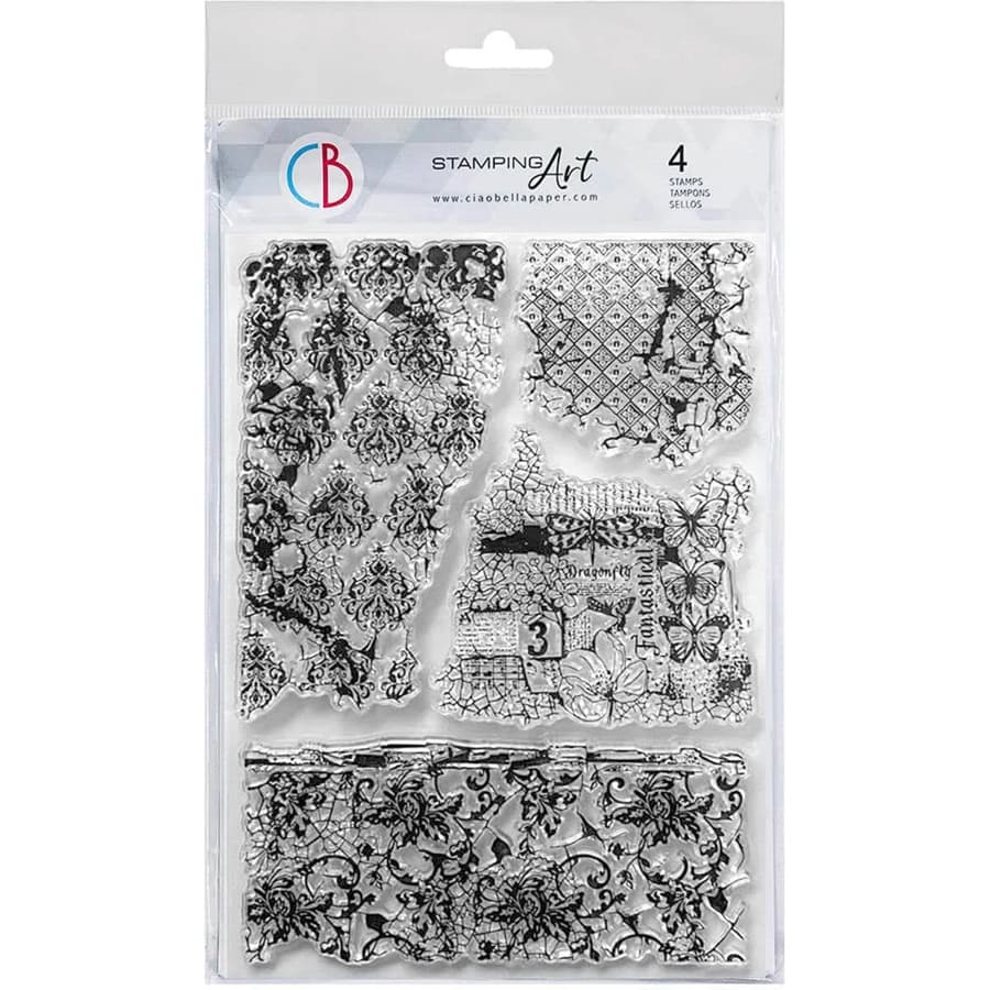 Carimbo de silicone Manchas diversas (15x11cm)