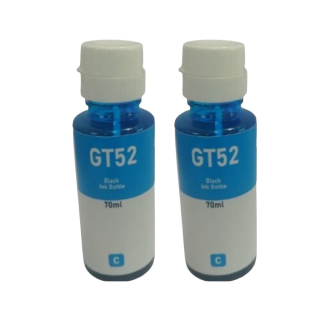 Kit Refil 2 Tinta Azul  Hp Gt 52 -   Tank 517- 584-532- 532-416-316-316 Gt5822  GT5810