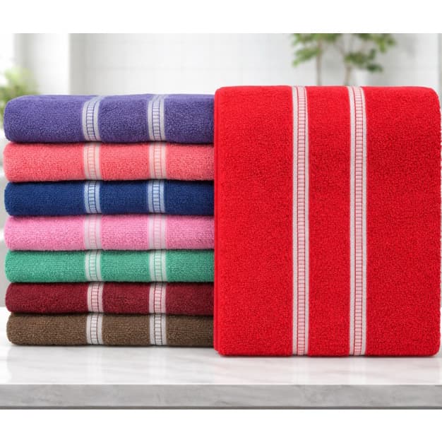 KIT 15, 10 ou 5 Toalhas de Banho Popular 100% Algodão Melhor custo beneficio 60x120cm Cores Sortidas