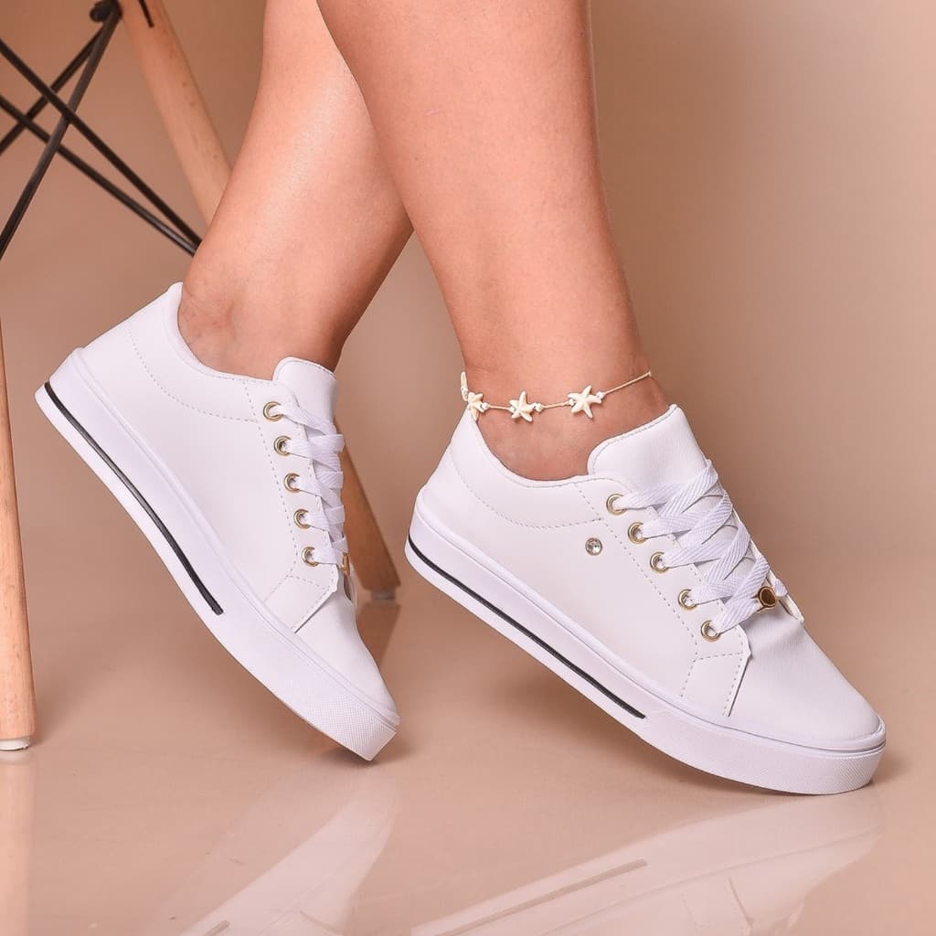 Tenis Feminino Casual Moda Clean Despojado Moderno Fashion Basico sofisticado