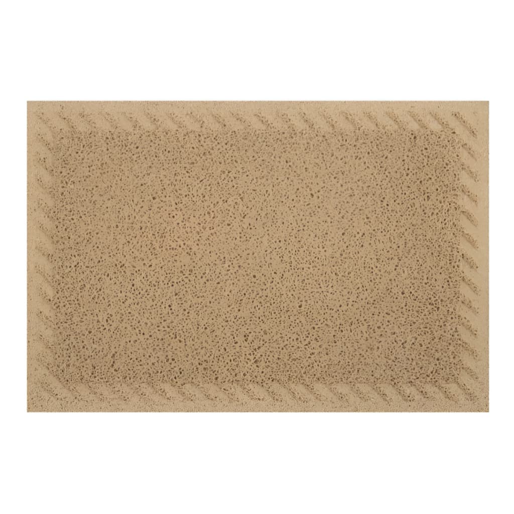 Tapete Capacho De Entrada Vinil Elite 40cm X 60cm Bege Antiderrapante Térmico Super Resistente