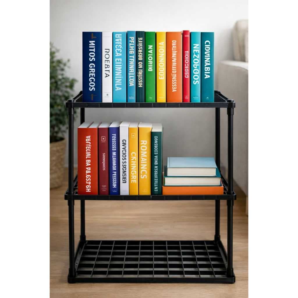 Prateleira 3 Andares Modular Multiuso Vazada