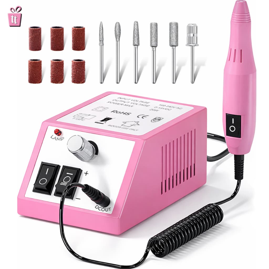Lixadeira de Unha Elétrica Motor Mercedes 2000 Profissional para Unhas Gel Acrigel Porcelana