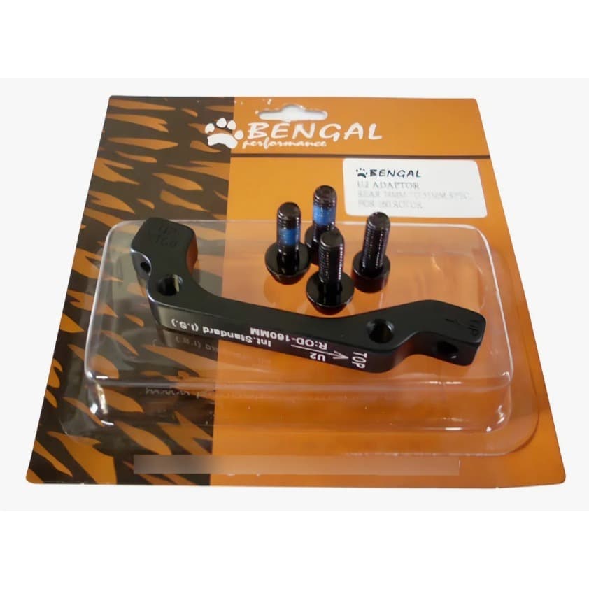 Adaptador Disco Traseiro Bengal 160mm Alumínio Preto Modelo U2