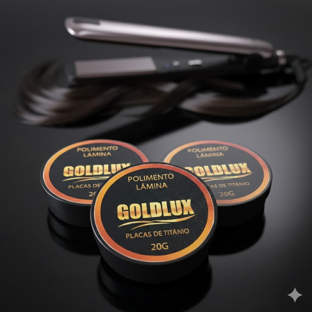 Goldlux Pasta De Polimento Premium Para Chapinha (PranchadeCabelo)