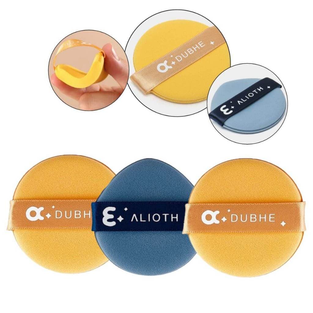 Kit 3 Esponjas para Pó Compacto