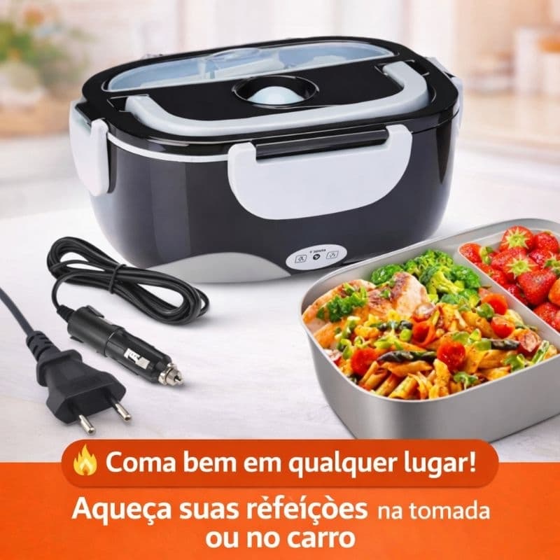 Marmita Térmica Elétrica 1,5L Bivolt - Veicular e Residencial