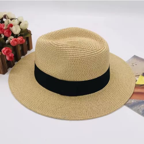 Chapéu de Palha Estilo Panamá Elegante Atemporal e Ideal para Sol e Verão