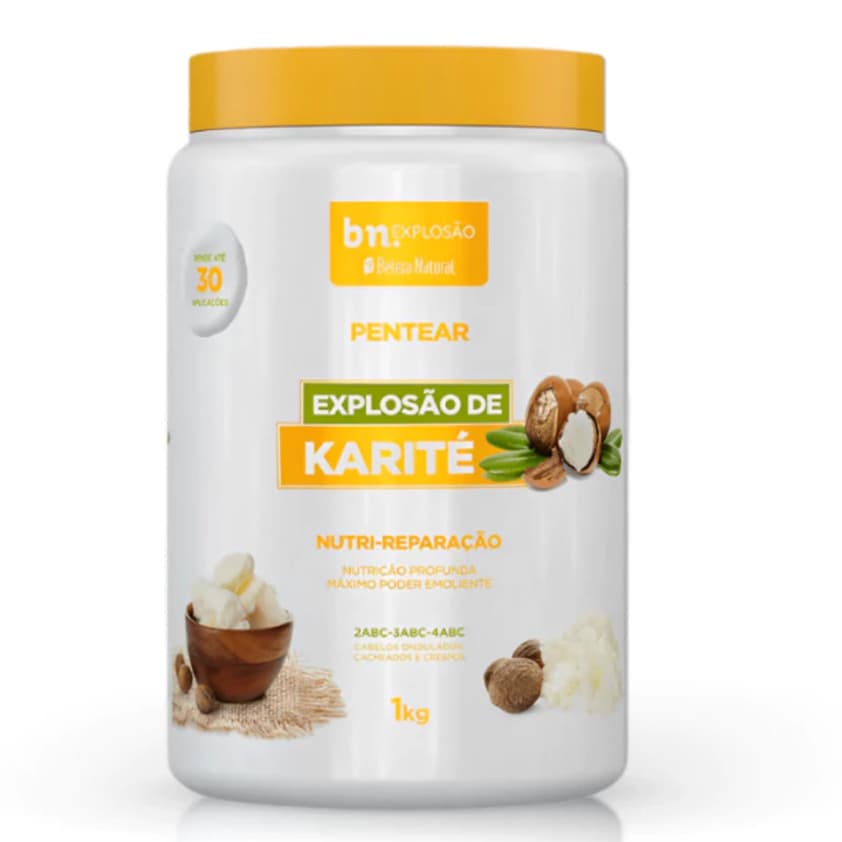 Creme de Pentear Beleza Natural Explosão de Karité 1Kg