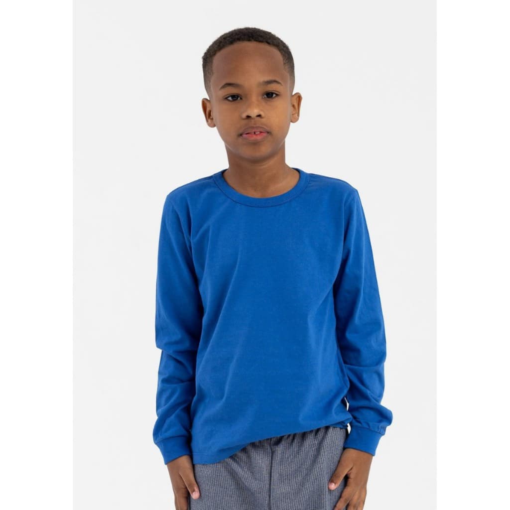 Camiseta Infantil Manga Longa Meia Malha-Conforto e Estilo Perfeita para Qualquer Ocasião