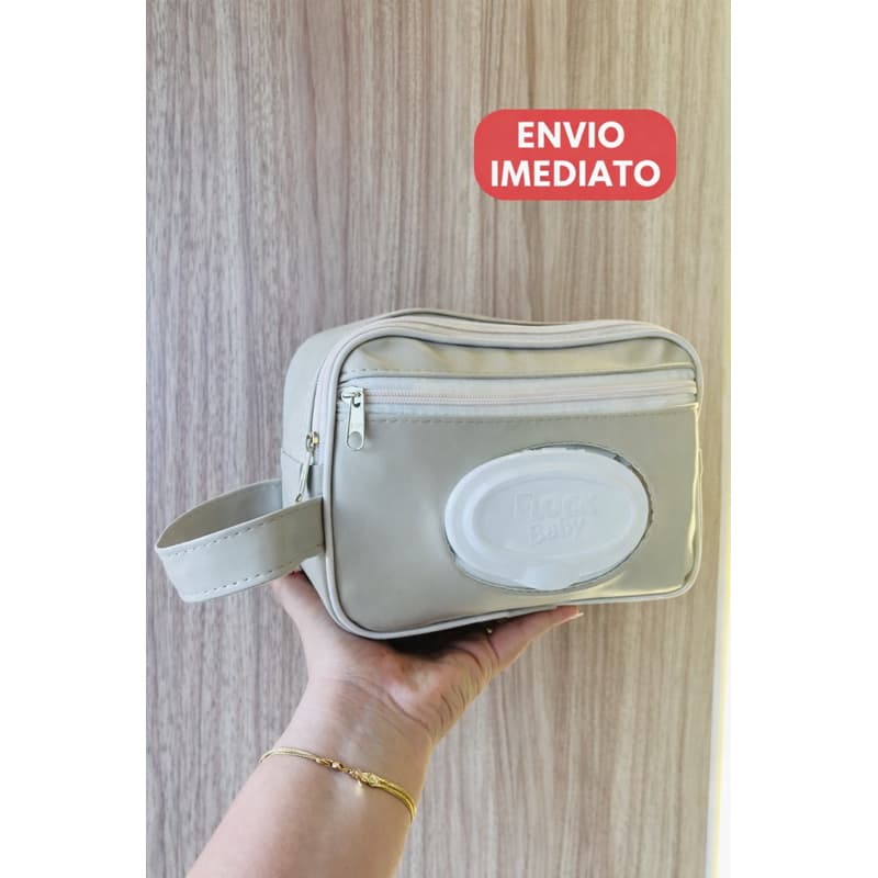 Necessarie Porta lencinho umedecido,fraldas,kit higiênico para bebê.