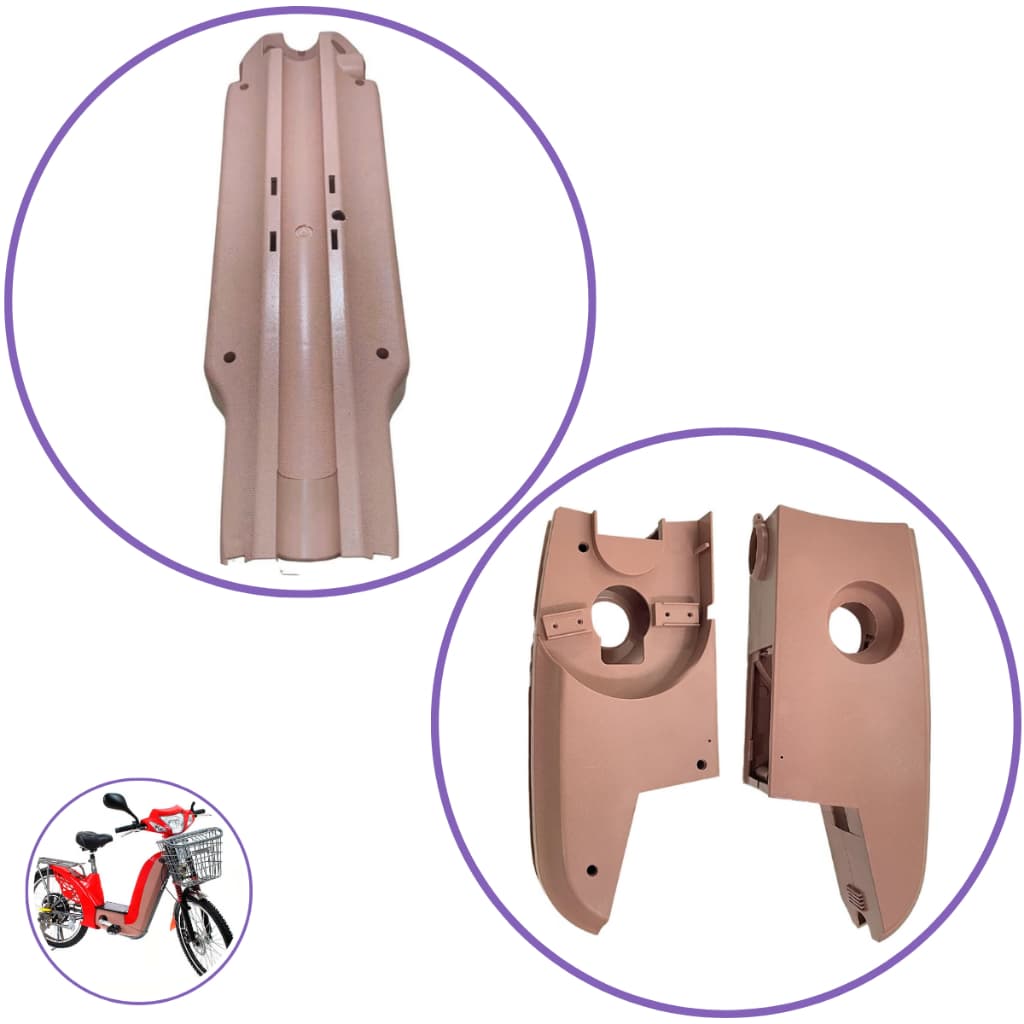 Kit Bike Sousa Carenagem Bicicleta Elétrica Sousa Amparo + Fundo da Caixa da Bateria