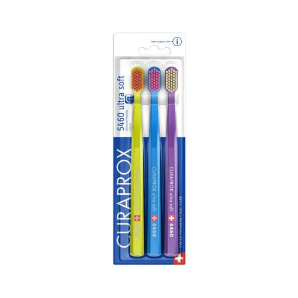 Kit 3x Escovas Curaprox 5460 Ultra Soft