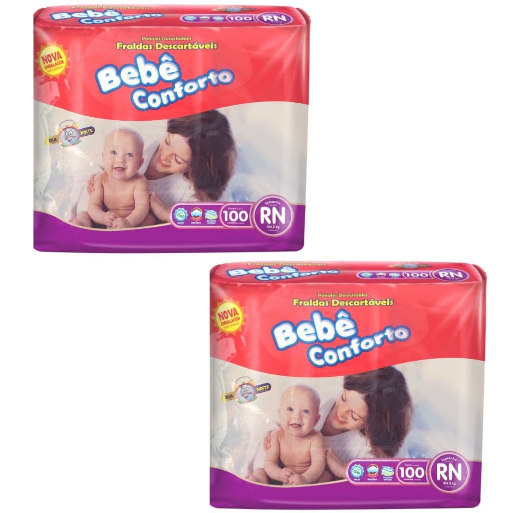 Fralda Infantil B.C Mega - Kit Com 2 Pacotes