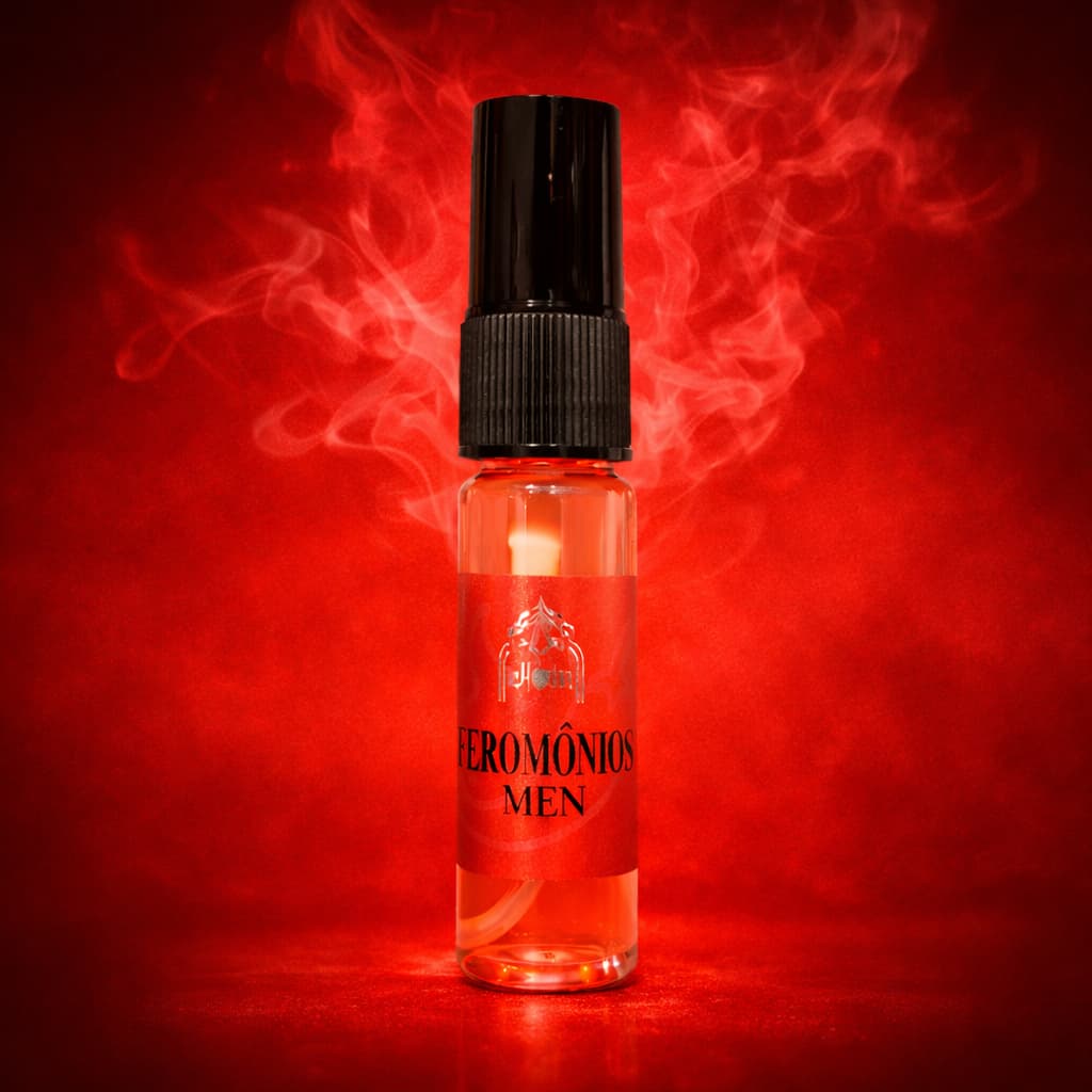 Perfume Feromônios 15ml Masculino Harim Alta Fixação e Projeção Fragrância Magnética