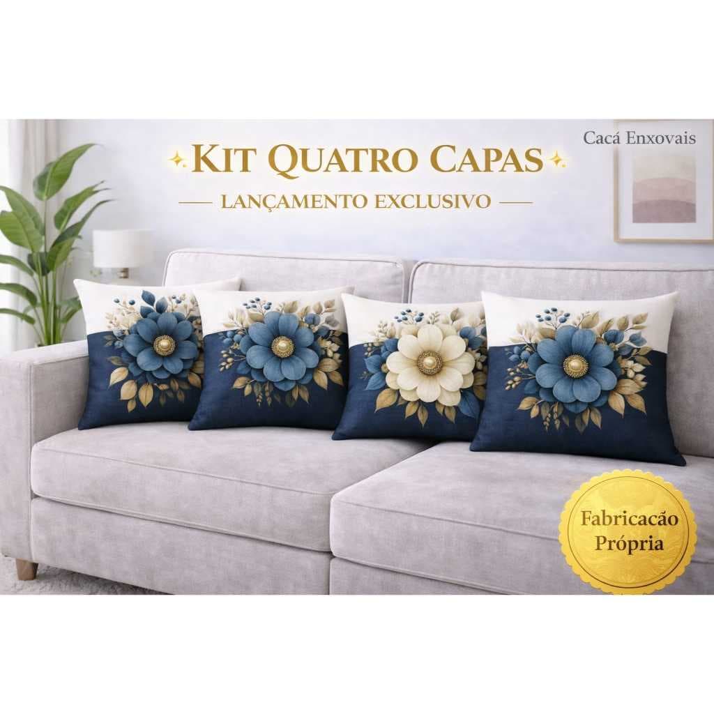 Capa de Almofada Estampada Moderna  | Sublimação | Decoração p/ Sala-Quarto-