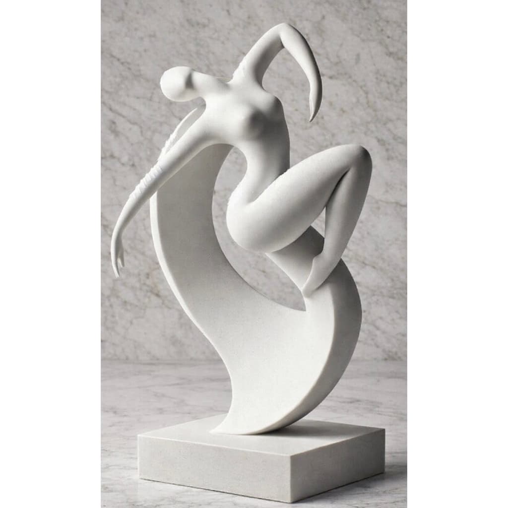 Escultura Dança Minimalista Arte Decorativa Moderna para Sala e Escritório