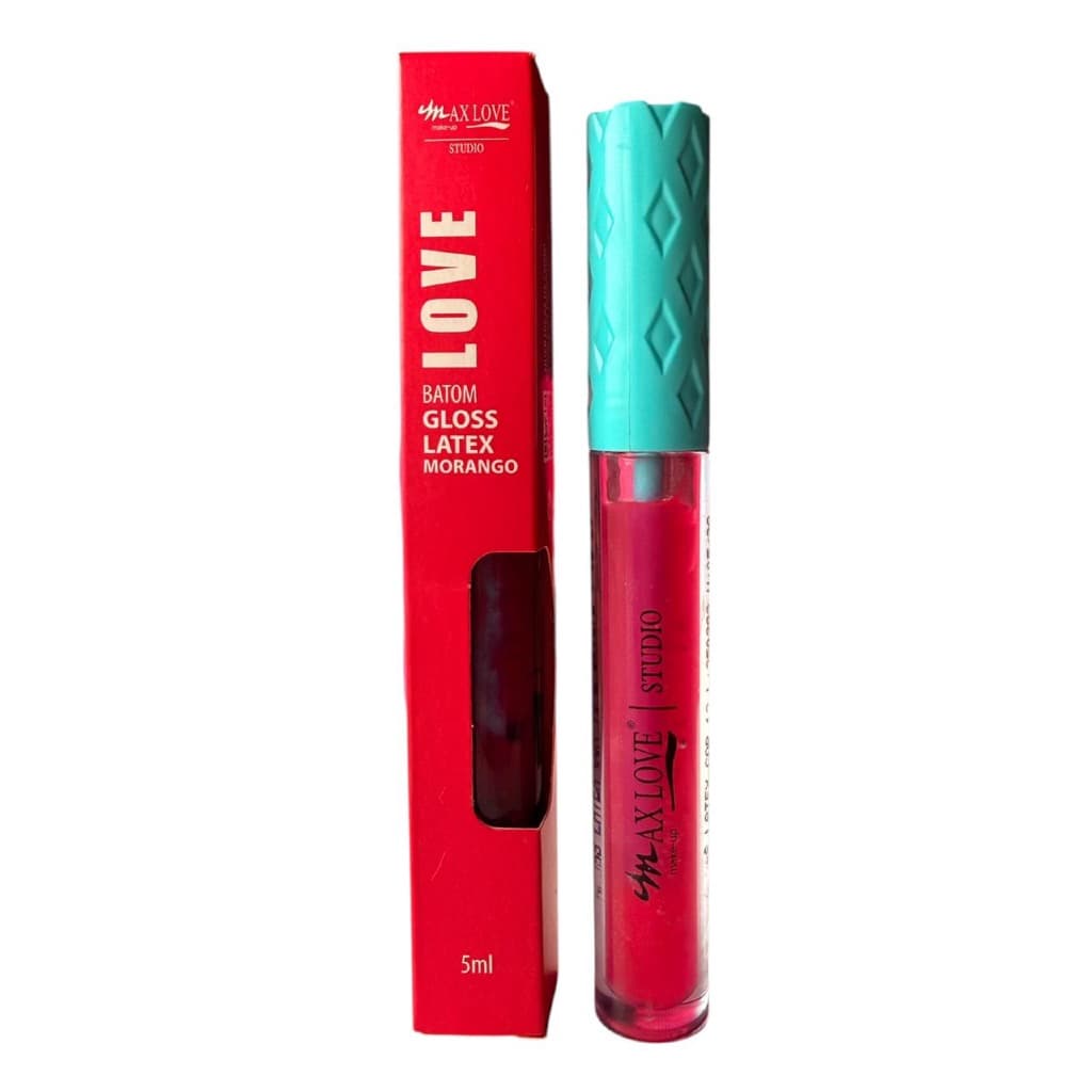 Gloss Latex Morango - Max Love