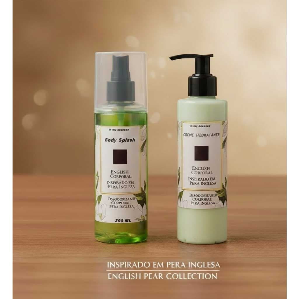 Kit Body Splash e Creme Hidratante Corporal  ENGLISHH PEAR E FRESSIA