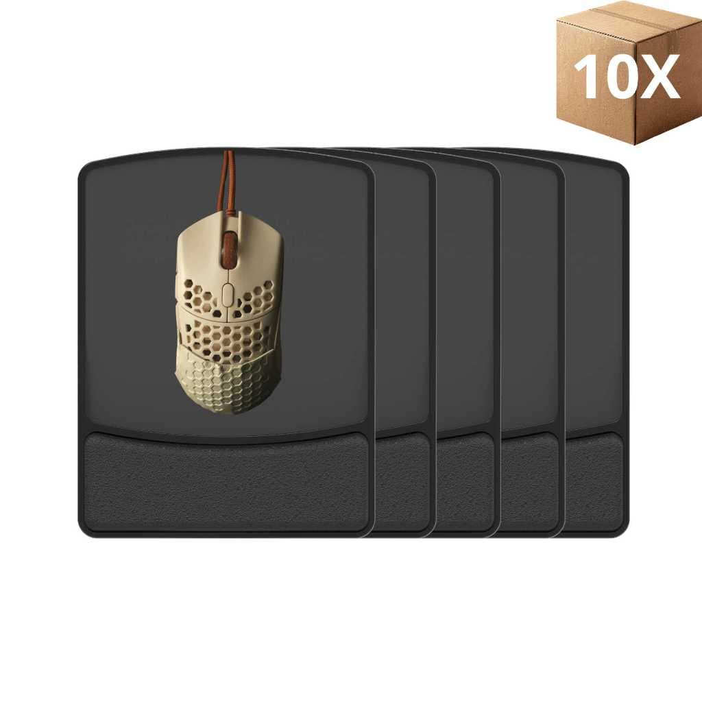 Kit 10x Mouse Pad Ergonômico Preto – Classic Eco