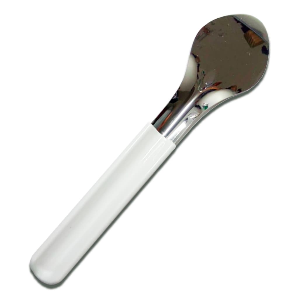 ESPÁTULA PARA SORVETE ITALIANO AÇAI INOX 26 cm CABO BRANCO