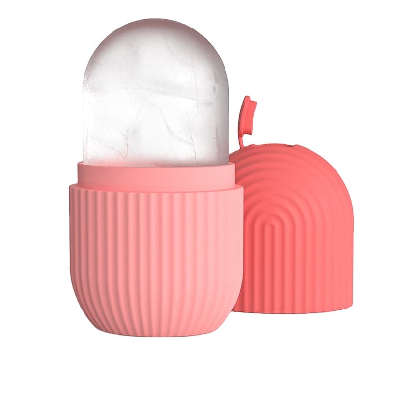 Rolo Gelo Massageador Facial Refrescante Contra Inchaço, Olheiras Rosto Pescoço Limpos Beleza Skincare