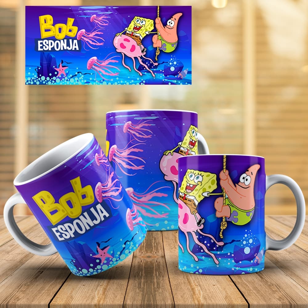 Caneca Desenho Bob Esponja