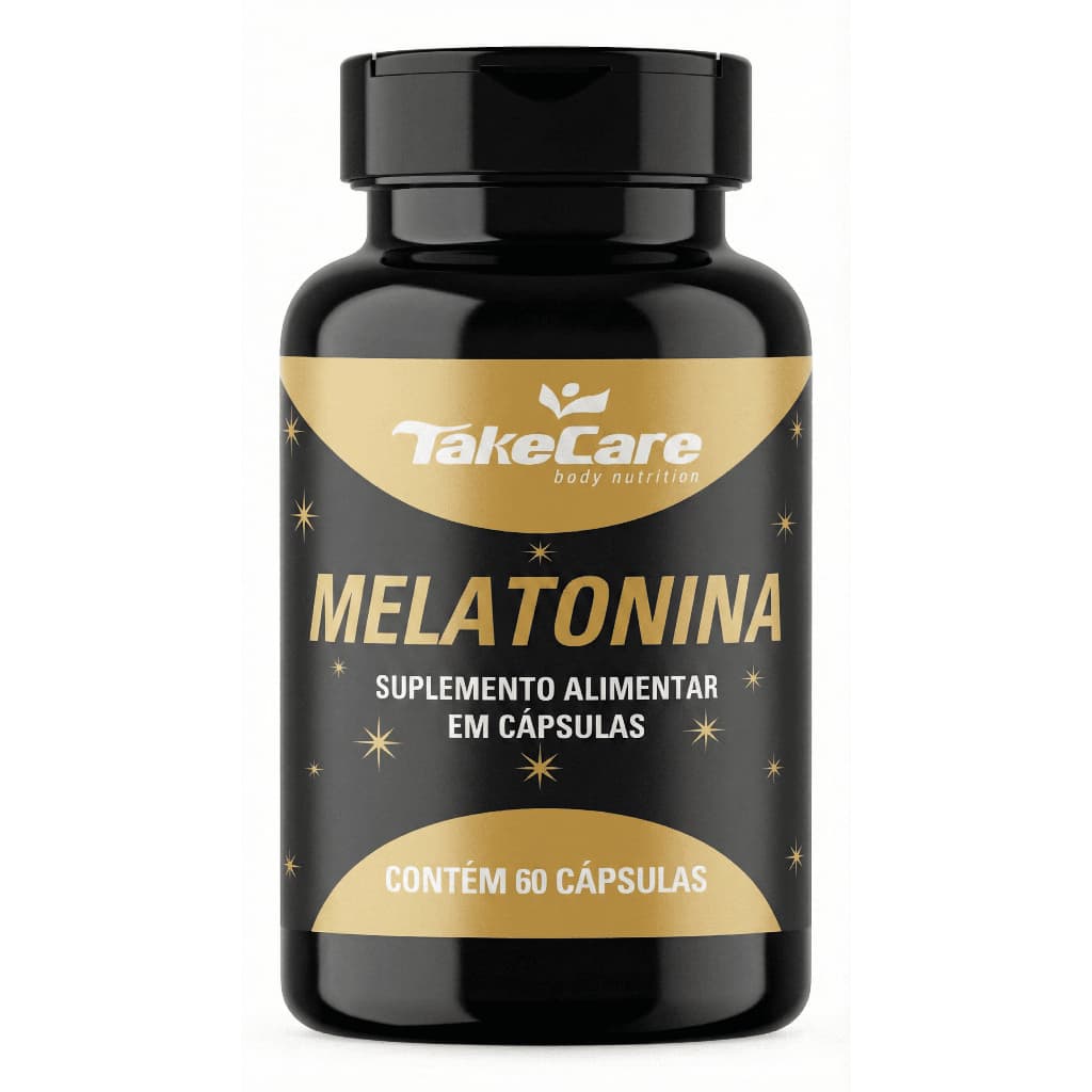 Melatonina Take Care 60 Cápsulas - Suporte para Rotina Noturna e Bem-Estar