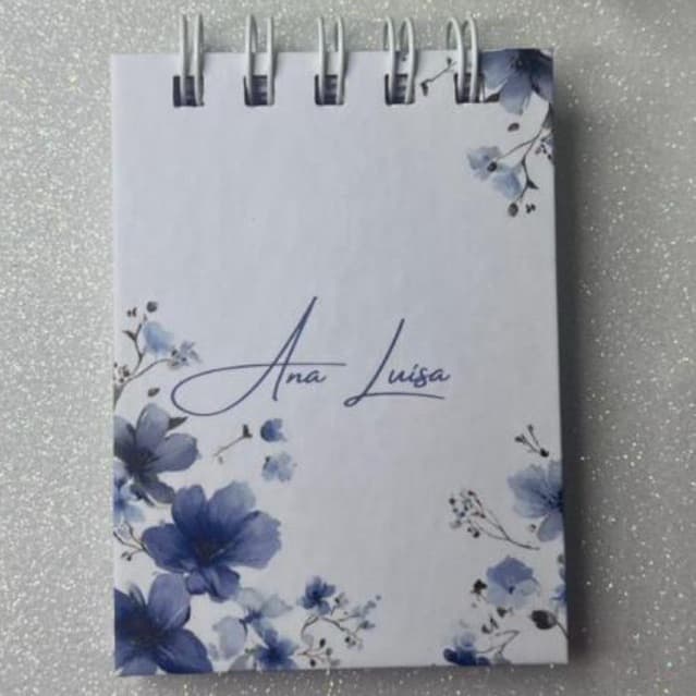Bloco de Notas A7 Personalizado com Nome | (Mini Bloco A7)